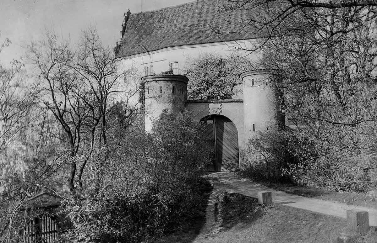 Schloss Scharfenberg, Klipphausen, Aufnahme um 1902