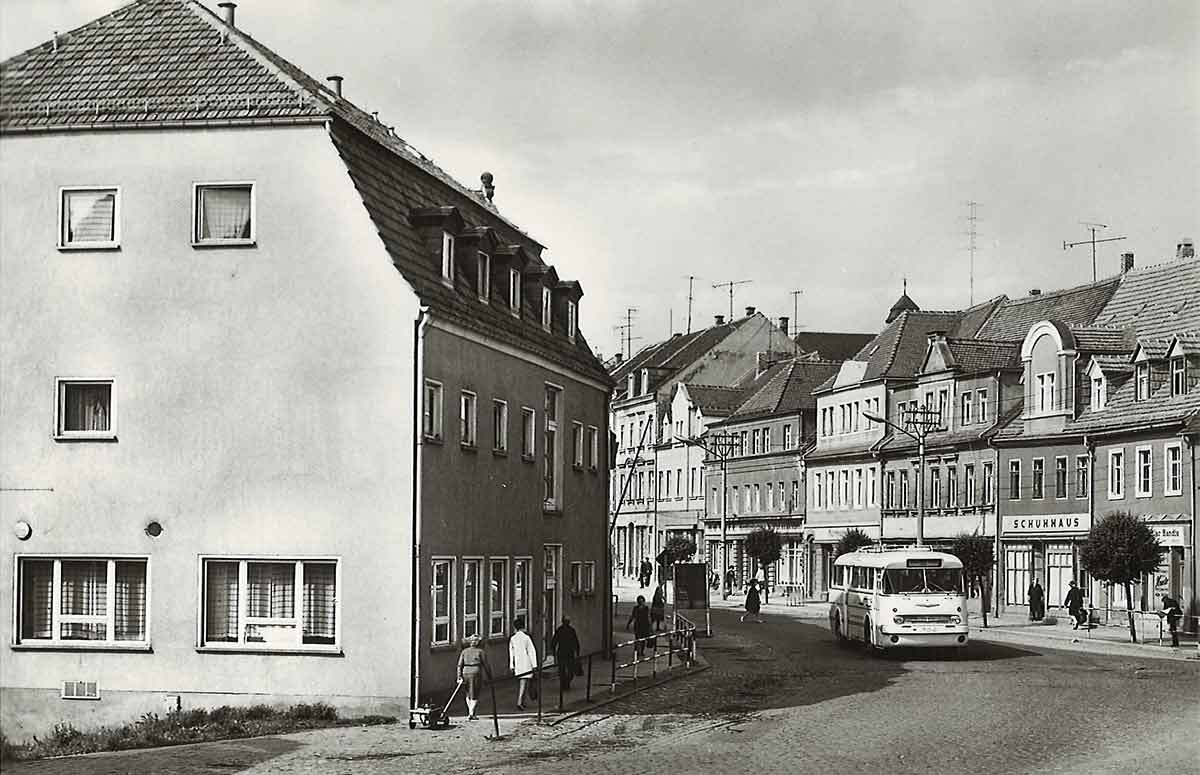 Hotel "Stadt Dresden" in Nossen, 1960-er Jahre