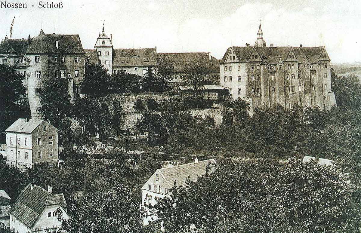 Schloss Nossen, alte Aufnahme